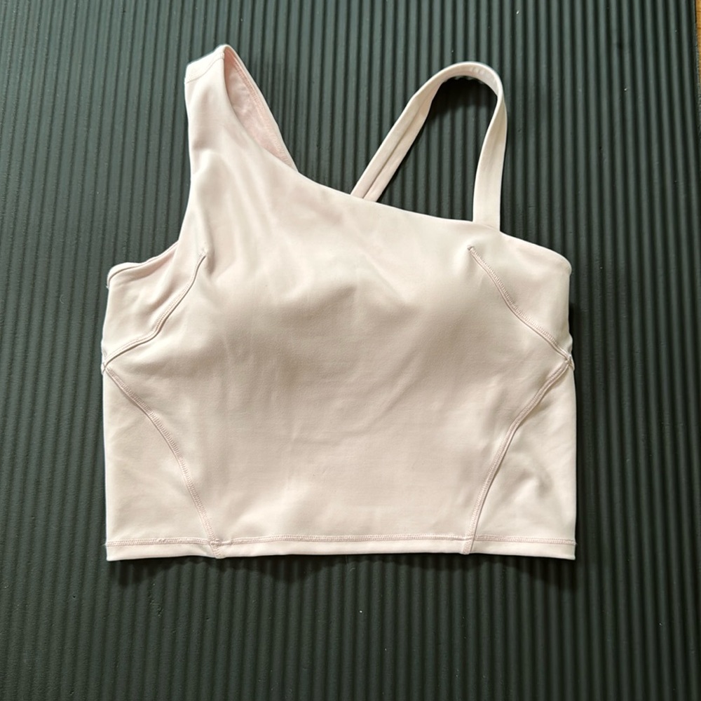 Lululemon everlux asymmetrical tennis tank top size 8